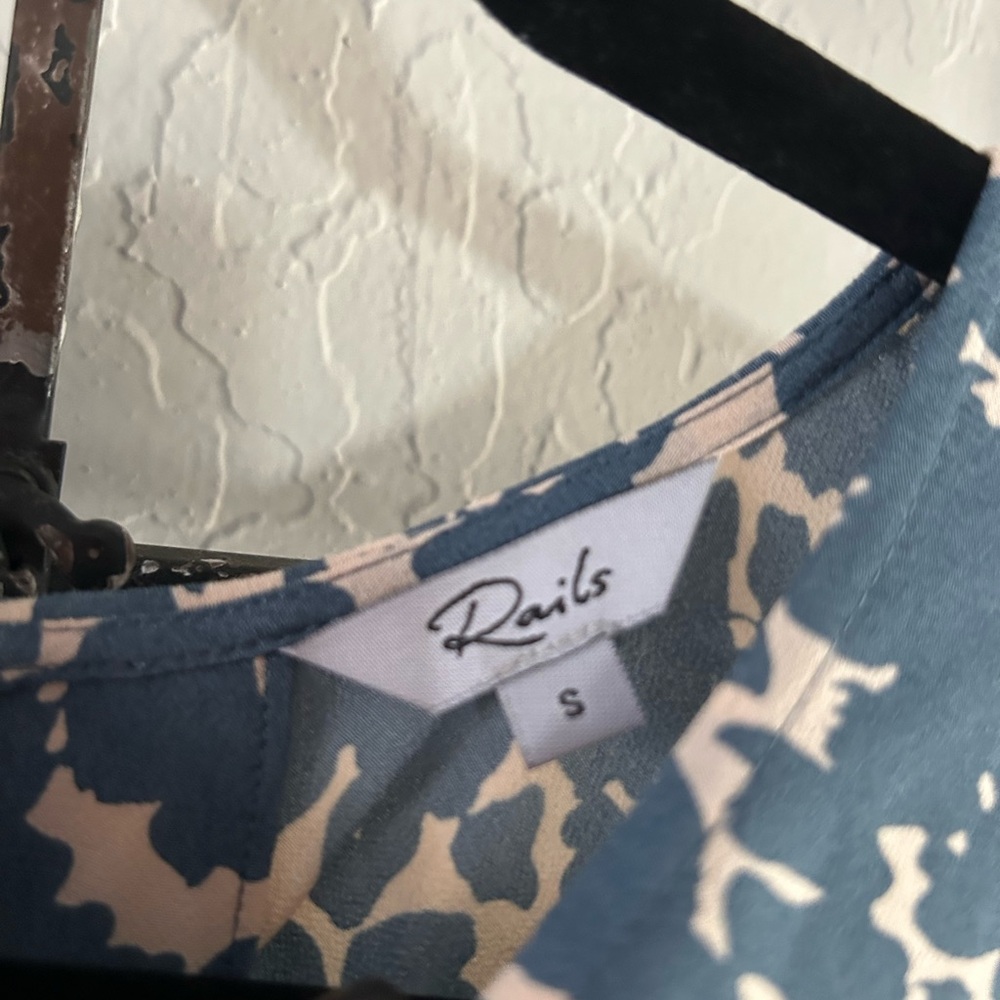 Rails Brand. Cream And Blue Midi Size S - image 3